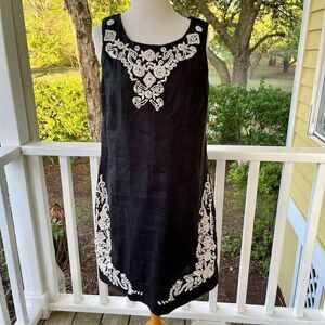 Gretchen Scott Design Beaded Sheath Dress